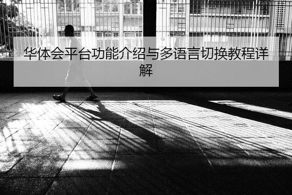 华体会平台功能介绍与多语言切换教程详解